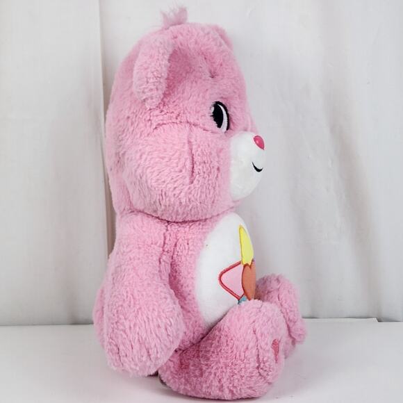 Care Bears "TRUE HEART BEAR" 2022 Pink Soft Plush Stuffed Animal - Picture 4 of 11
